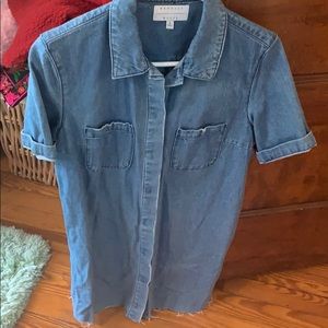 Kendall and Kylie mini jean dress